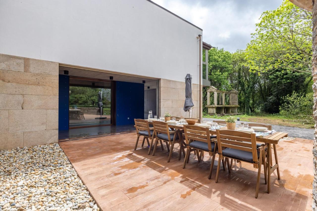 Gran casa rústica en Sigueiro Exterior foto