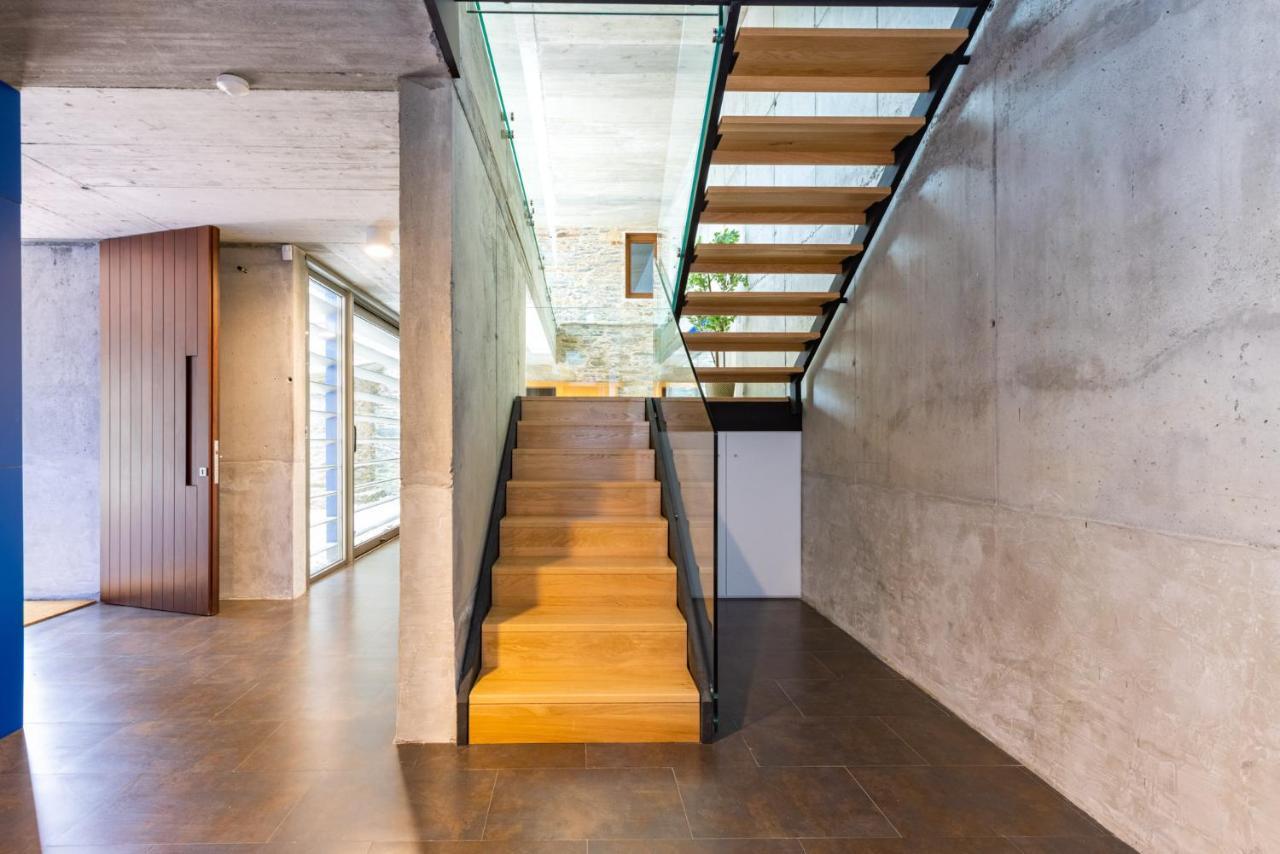 Gran casa rústica en Sigueiro Exterior foto