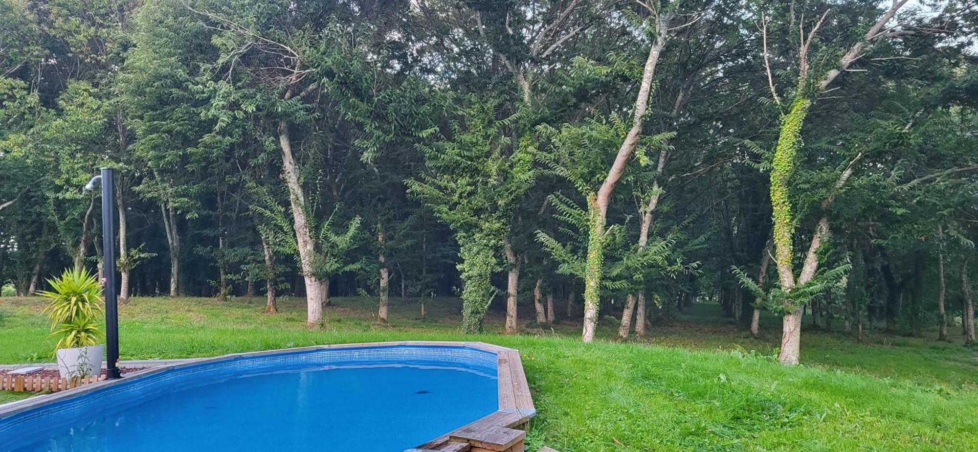 Gran casa rústica en Sigueiro Exterior foto
